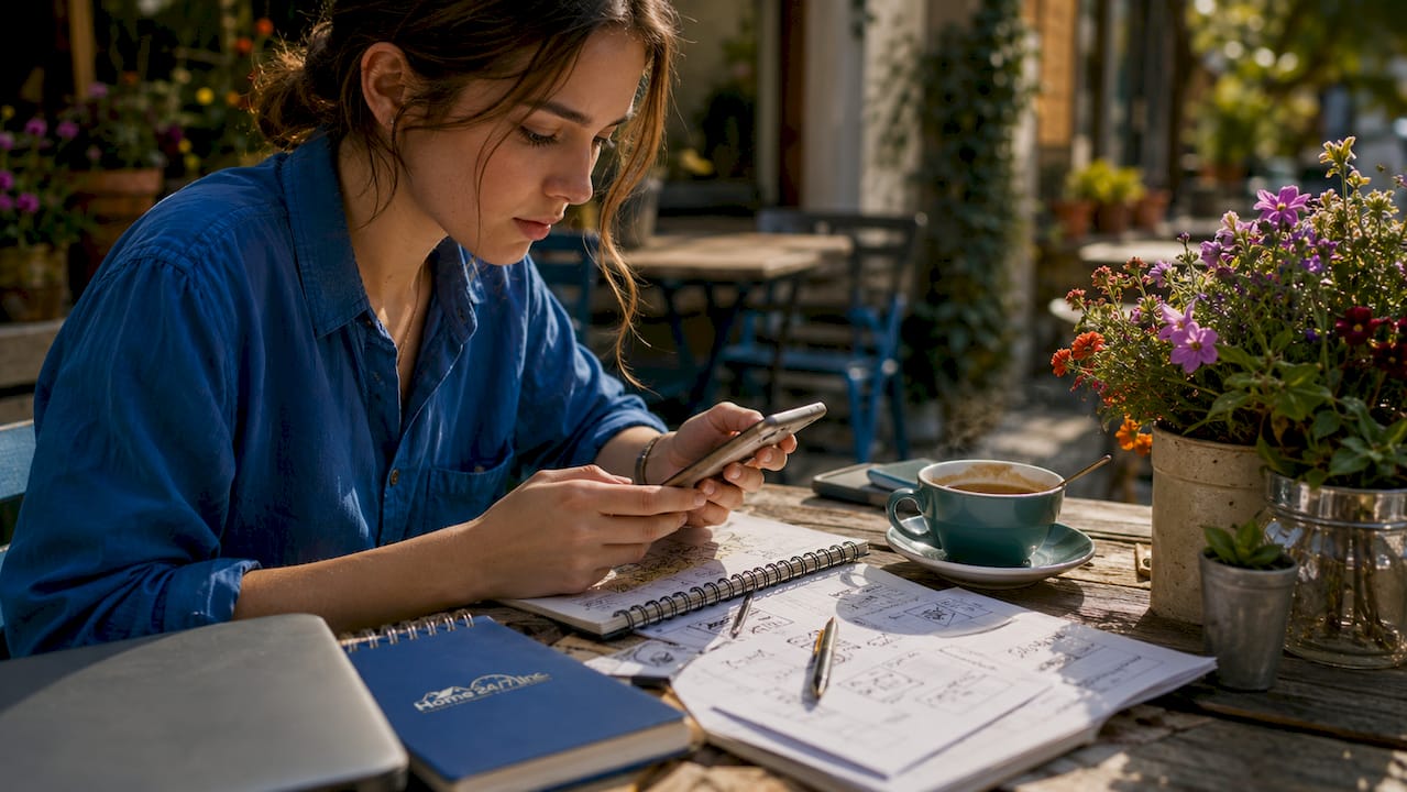 Hands adjusting dynamic pricing on smartphone
