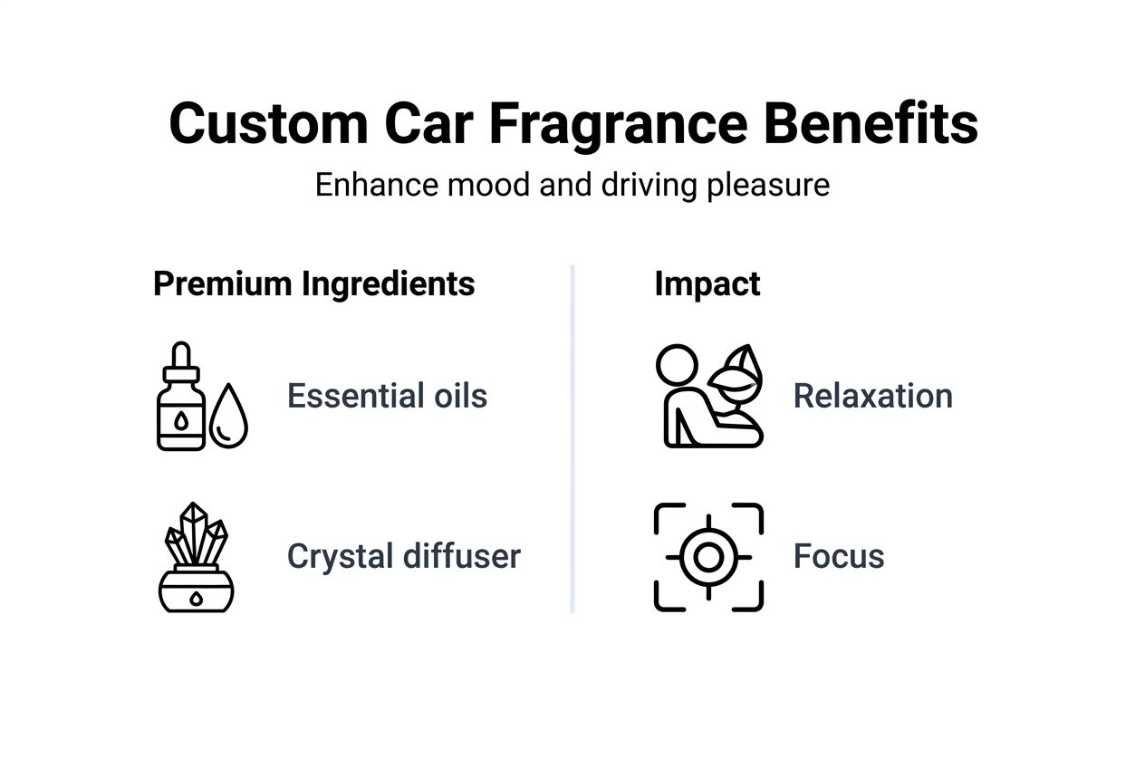 Infographic shows fragrance ingredients and effects