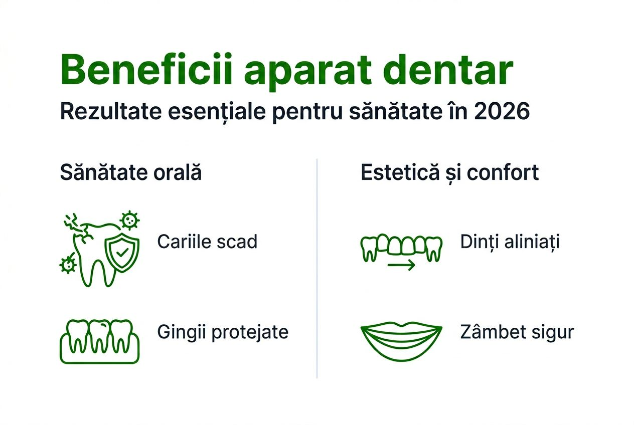 Infografic: Cum îți poate schimba aparatul dentar sănătatea și zâmbetul