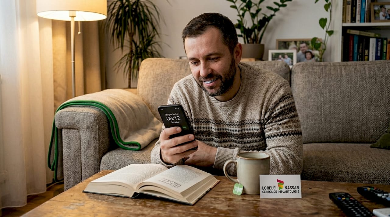 Cronometrarea timpului de așteptare pentru albirea dinților acasă