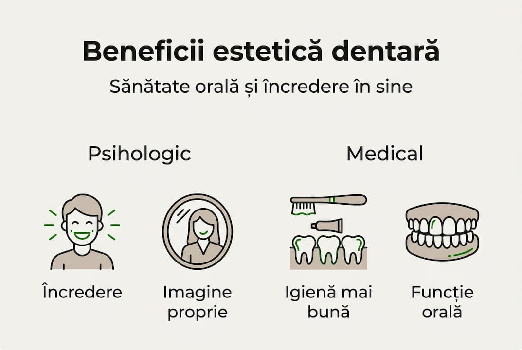 Infografic: Cum influențează estetica dentară starea noastră psihologică