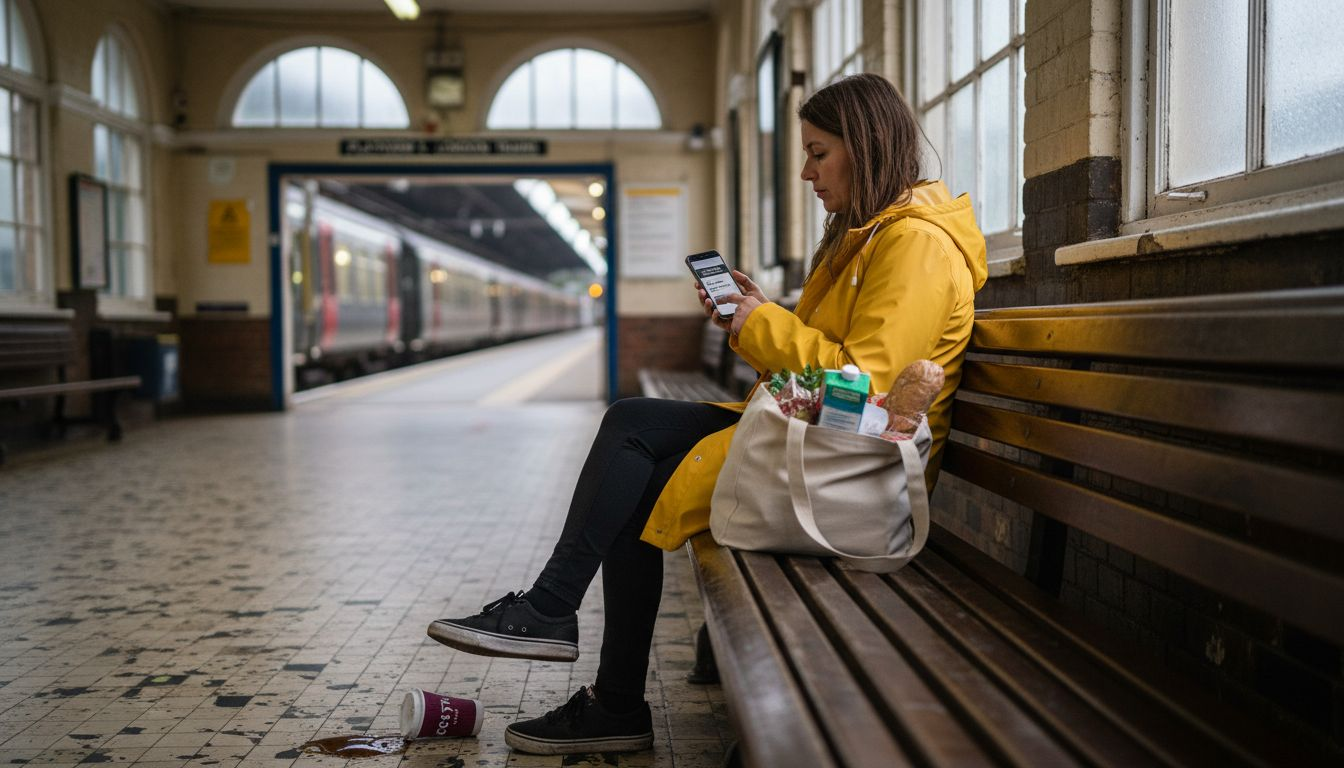 Customer browsing business directory app