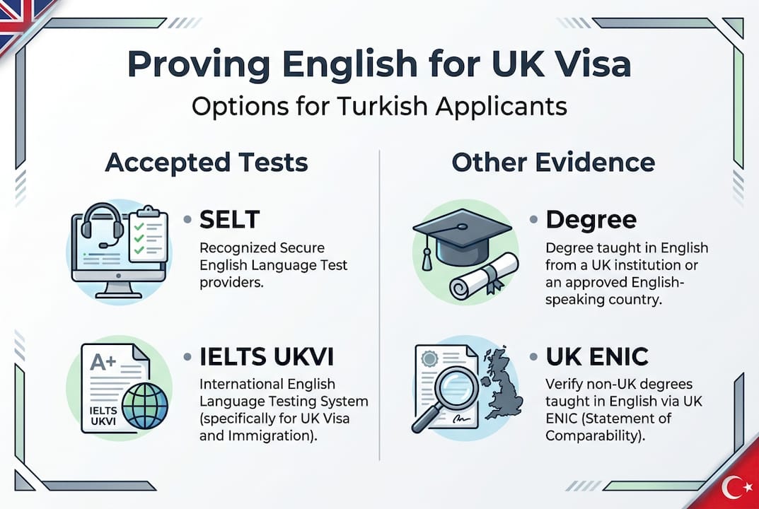 How to prove English for your UK visa application