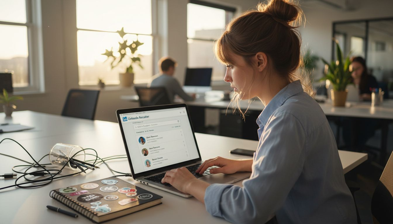 Talent sourcer using digital recruiting tools