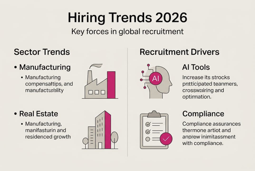 Infographic of 2026 global hiring forces