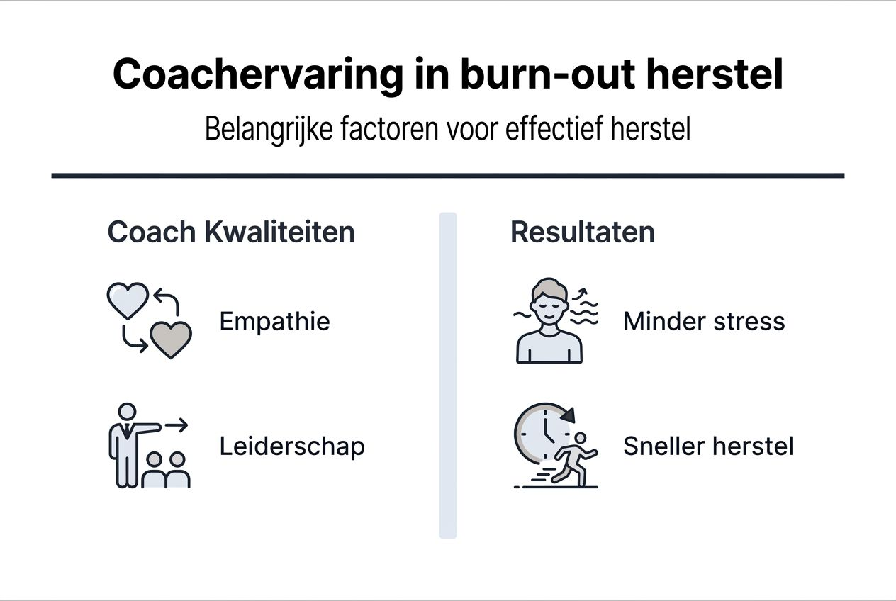 Infographic: inzichten uit de praktijk van coaching en herstel na burn-out