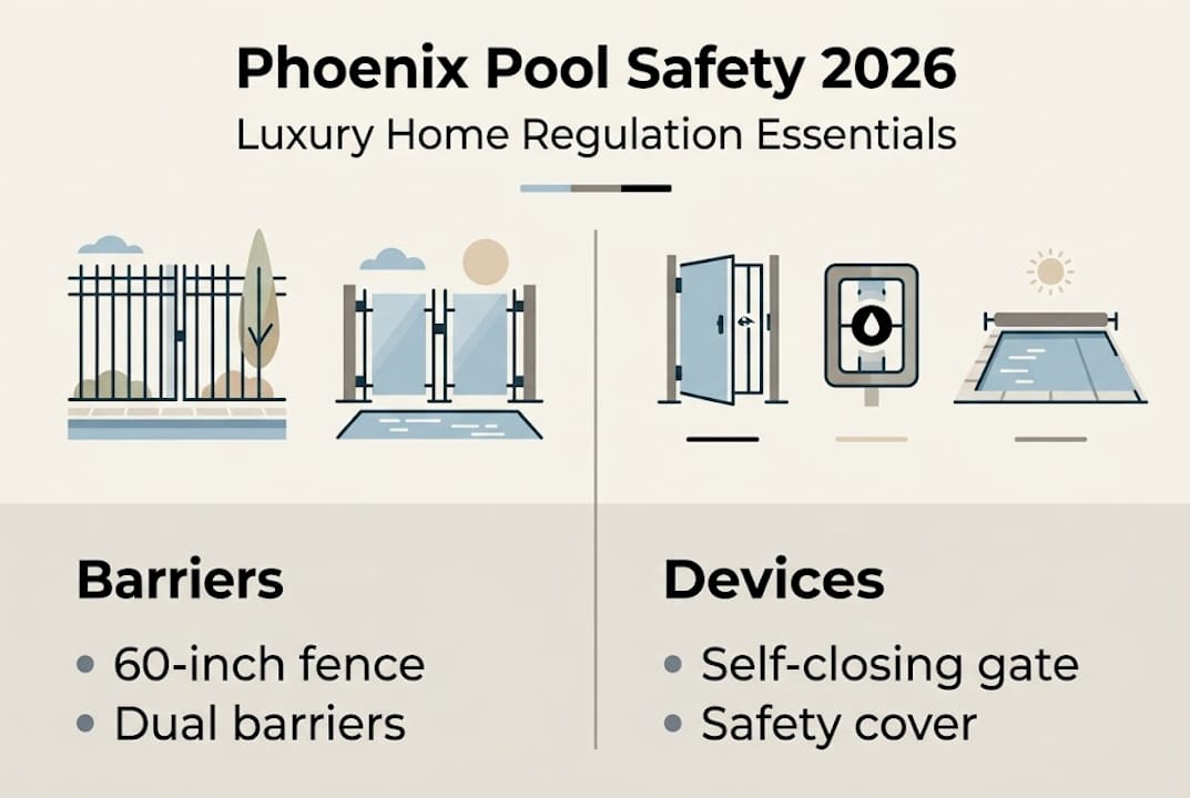 Infographic Phoenix pool safety rules summary