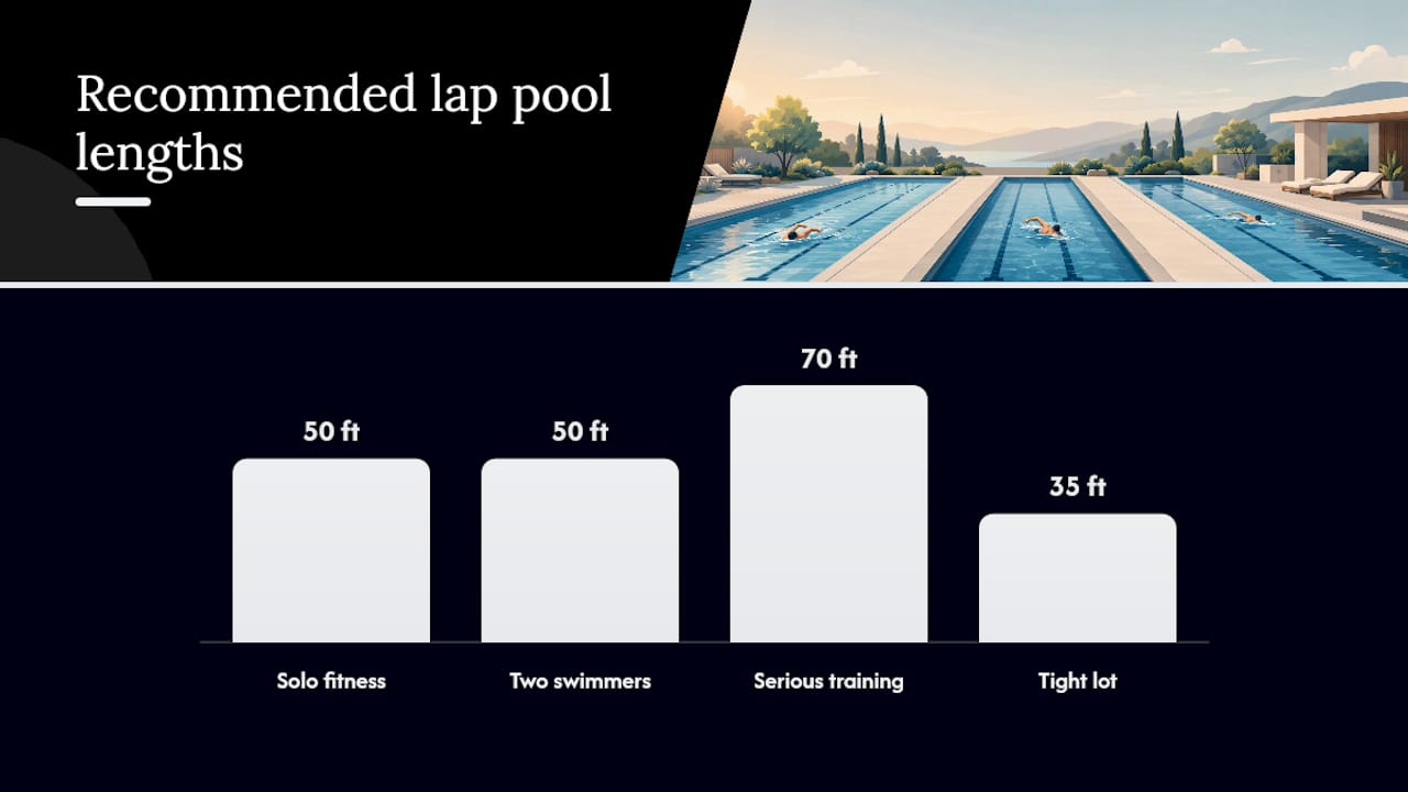 How to Choose Your Lap Pool Dimensions With a Contractor — overview diagram