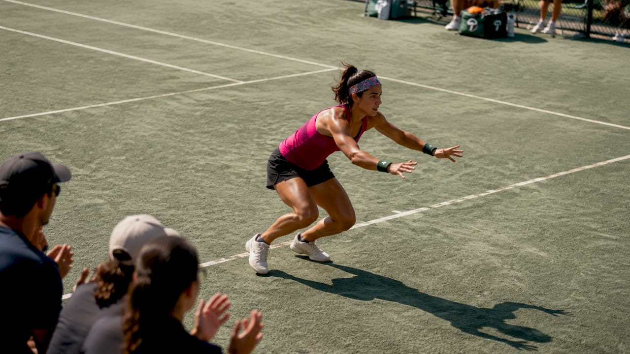 Junior player performing speed and coordination drills