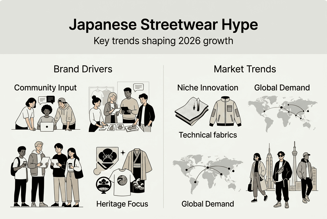 Infographic of hype drivers and market trends