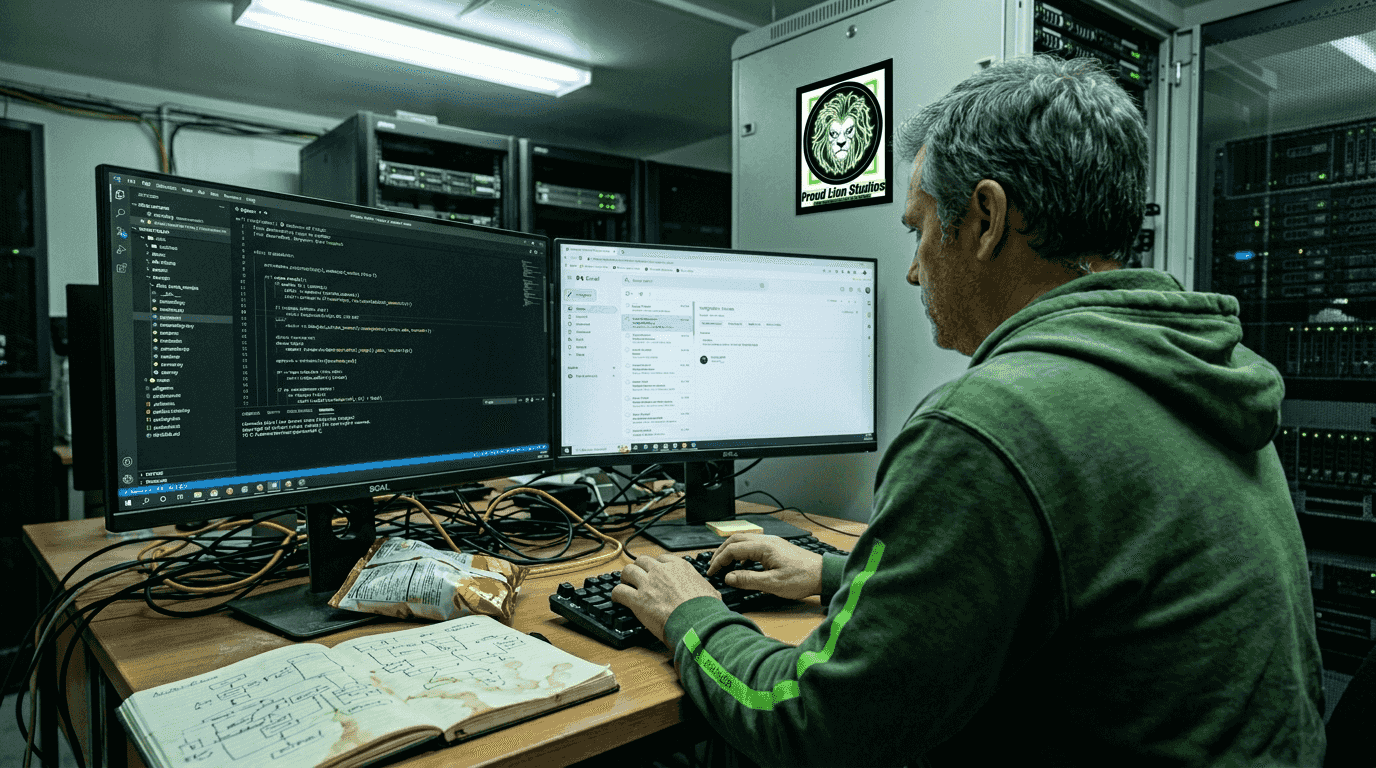 Developer integrating Web3 apps with legacy systems