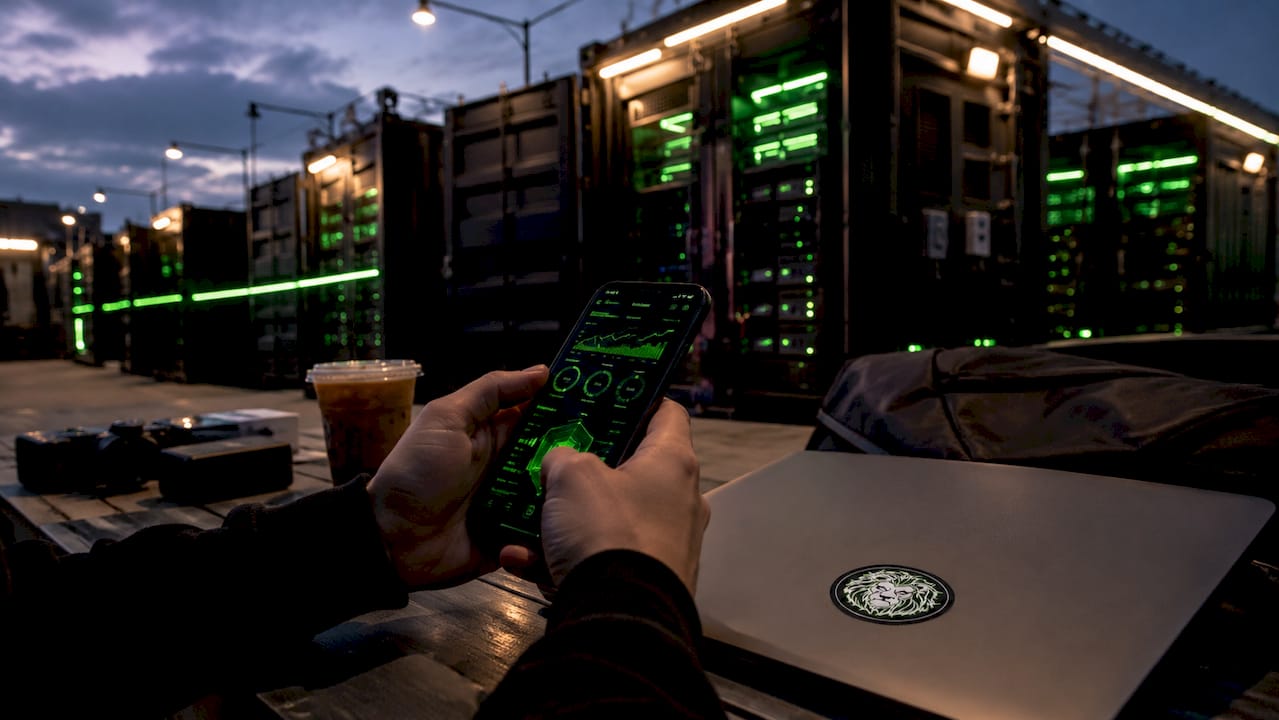Hands typing on gaming keyboard in data center control room