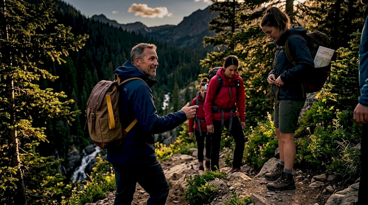 Private guided nature ascent at dawn