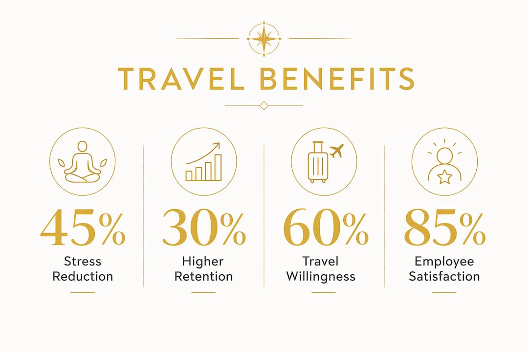 Infographic showing benefits of family-friendly travel