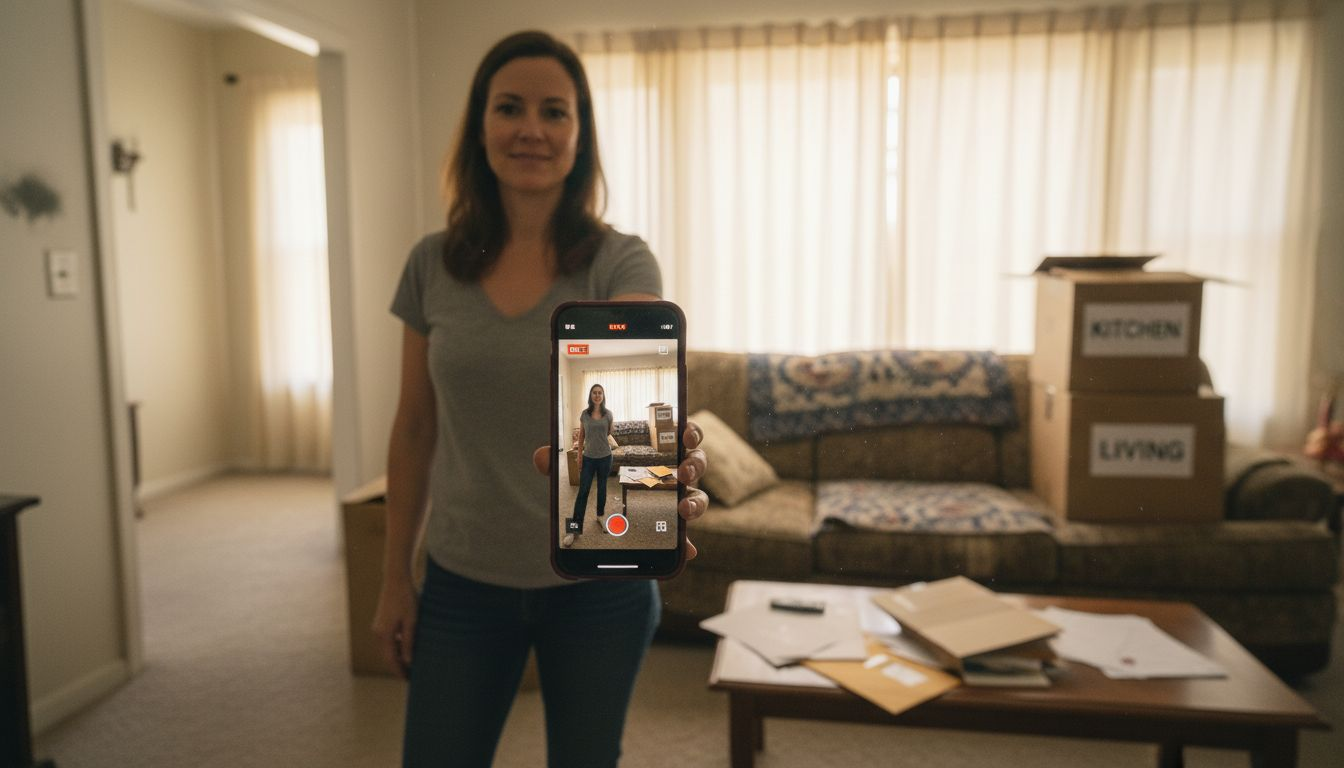 Customer uses phone for AI move estimate