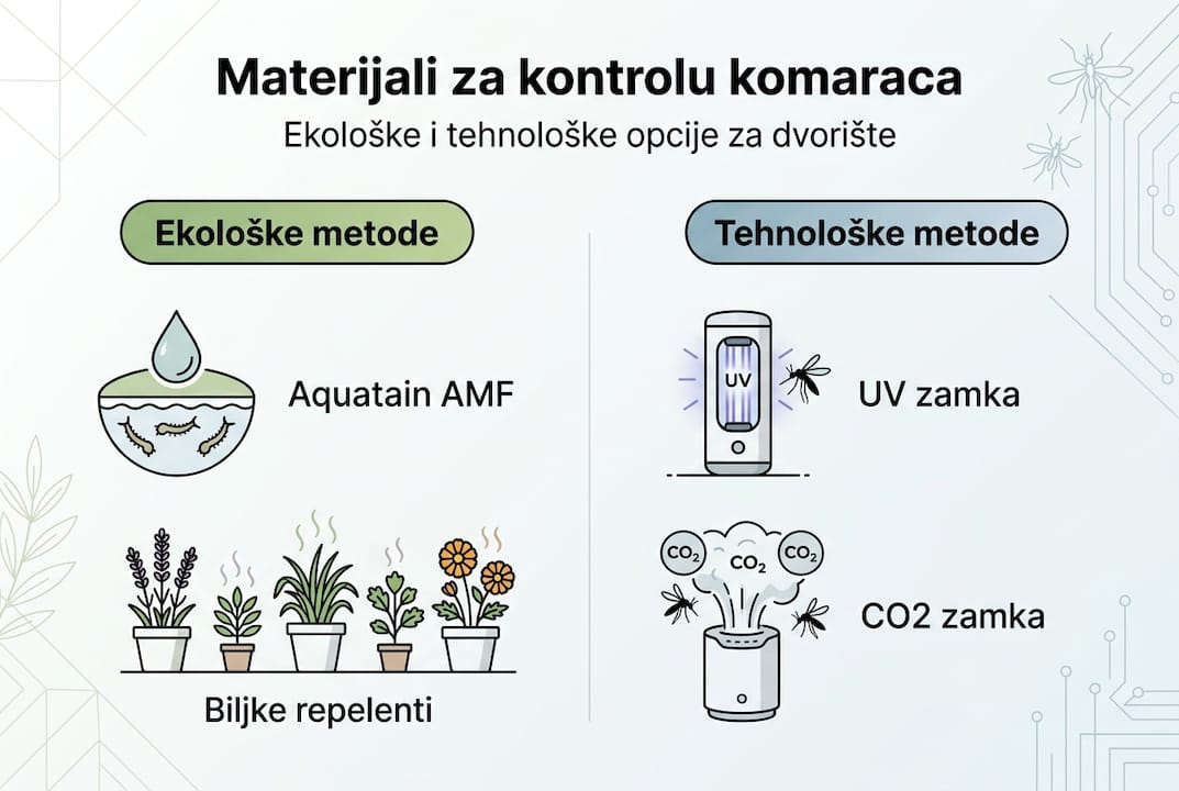 Infografika: Kako se boriti protiv komaraca na ekološki prihvatljiv i tehnološki napredan način