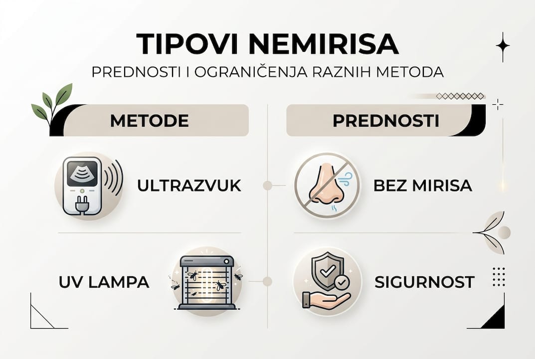 Infografika: vrste nemira – prednosti i ograničenja