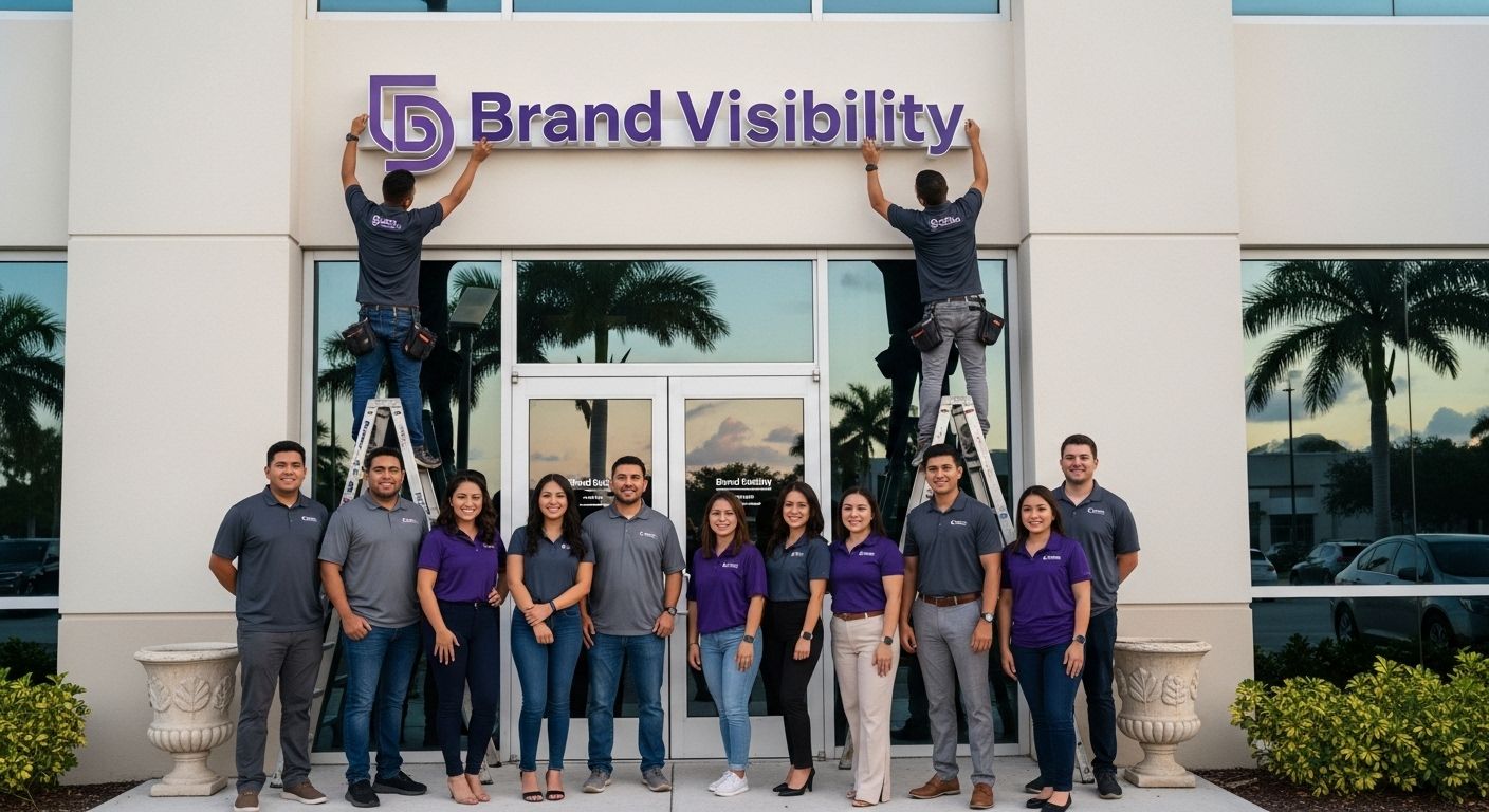 Top Types of Exterior Building Signage for Miami and Florida Businesses 2025 business signage installation