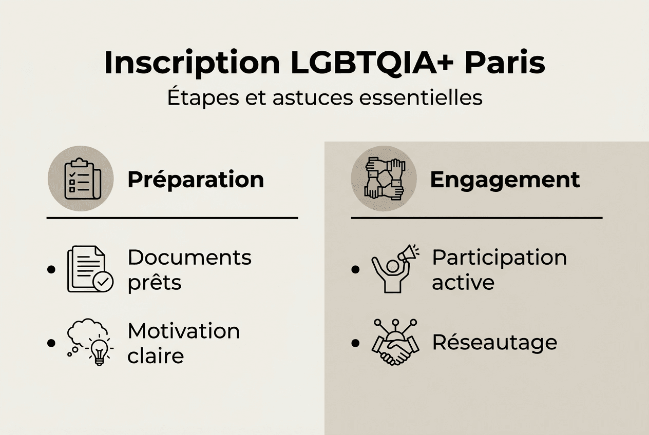 Guide visuel : les démarches pour créer une association LGBTQIA+ à Paris