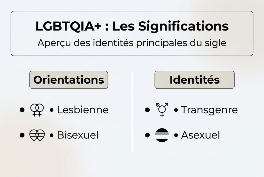 Infographie : que signifie vraiment lâacronyme LGBTQIA+ ?
