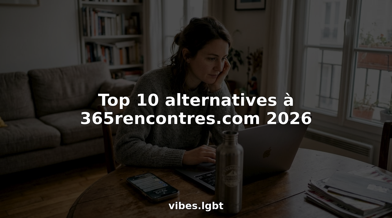 Une femme passe en revue plusieurs sites de rencontres, installée autour d’une table ronde.