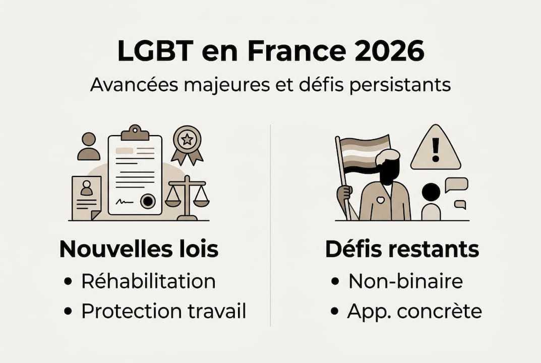 Infographie : droits LGBT+ – progrès réalisés et obstacles à surmonter