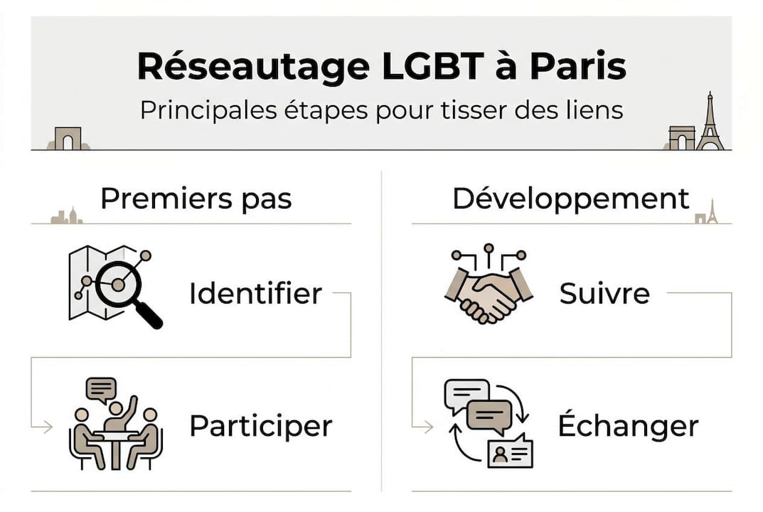 Les grandes étapes pour réussir son networking LGBT à Paris en un clin d'œil