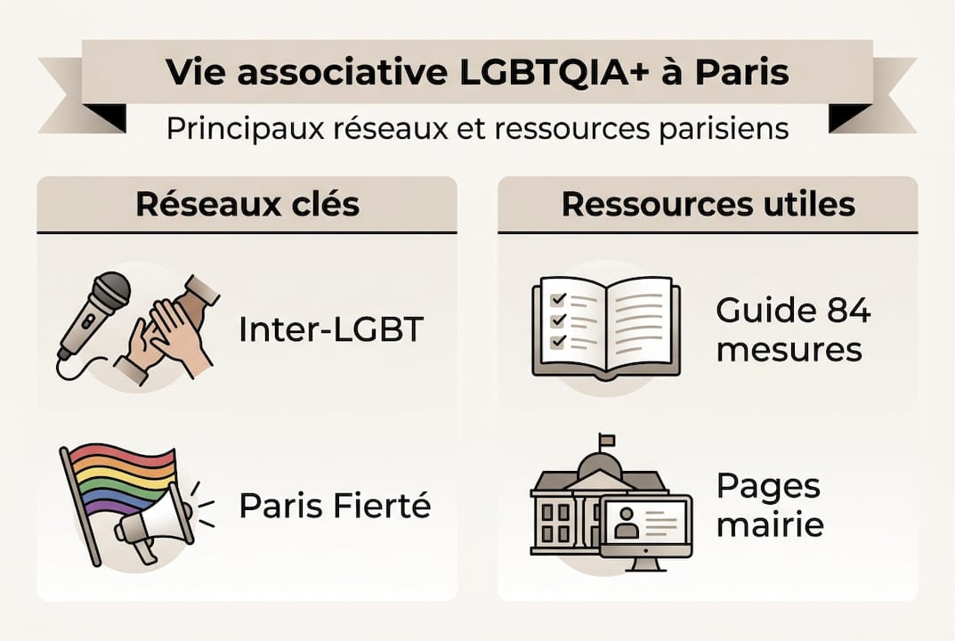 Panorama des associations LGBTQIA+ à Paris : découvrez les réseaux engagés dans la capitale