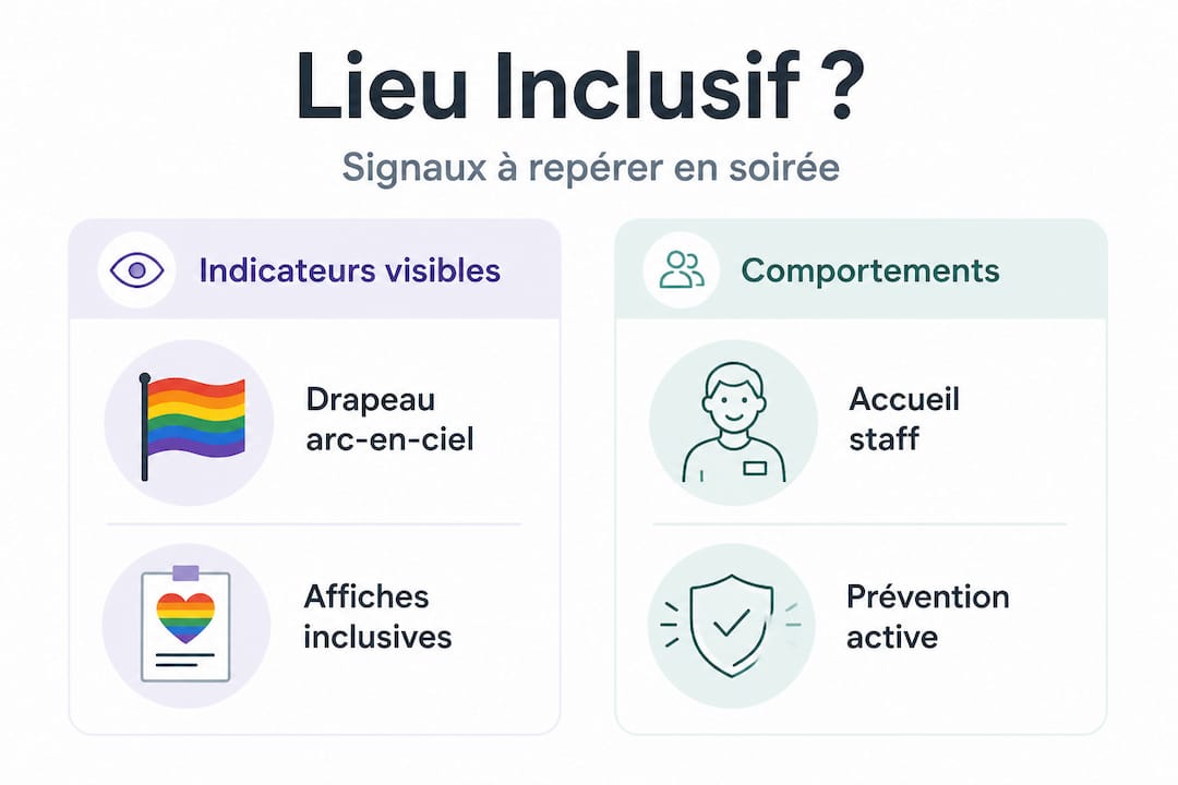 Infographie : comment reconnaître un endroit où la communauté LGBTQIA+ se sent vraiment accueillie