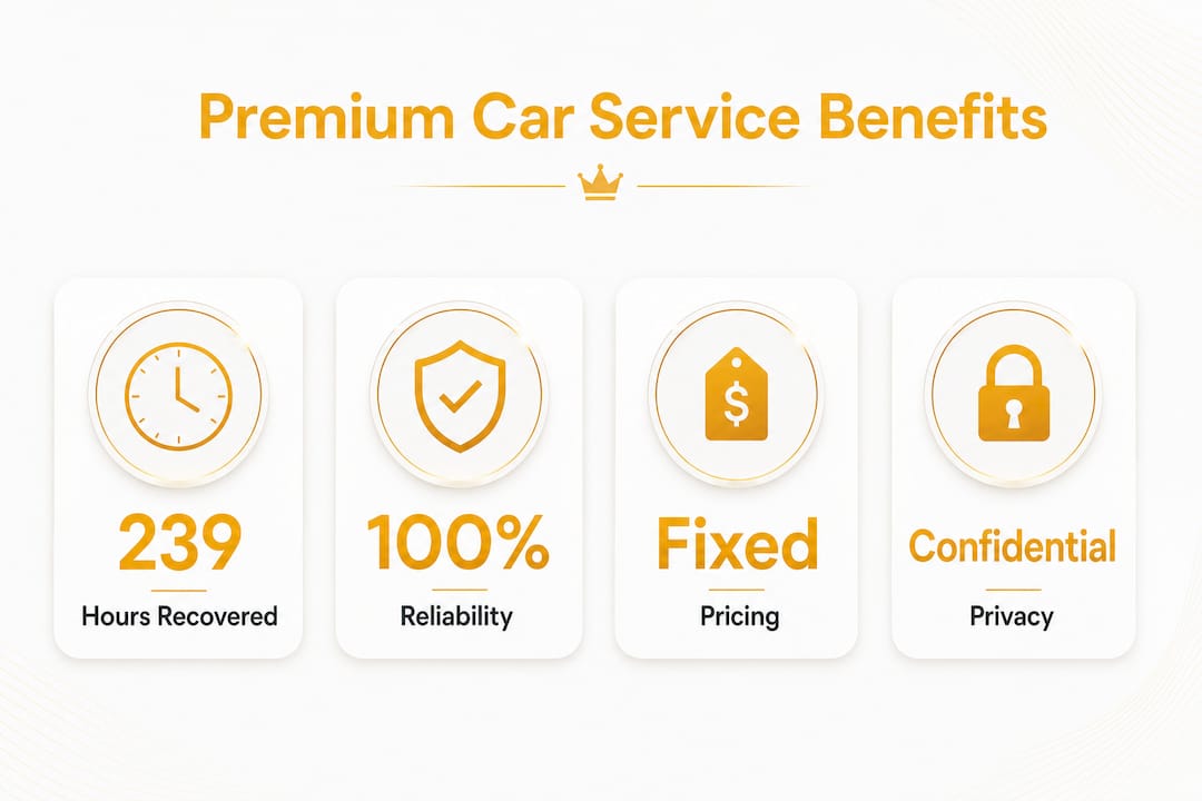 Miami VIP Car Service - 1784065585991 Infographic showing premium car service benefits with key stats Infographic showing premium car service benefits with key stats