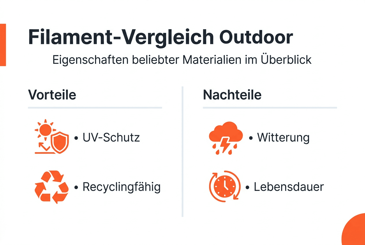 Overview: Which filament properties are important for geocaching containers?