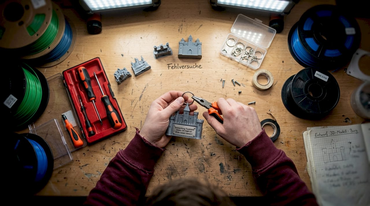 Einen Geocaching-Trackable mit dem 3D-Drucker selbst herstellen