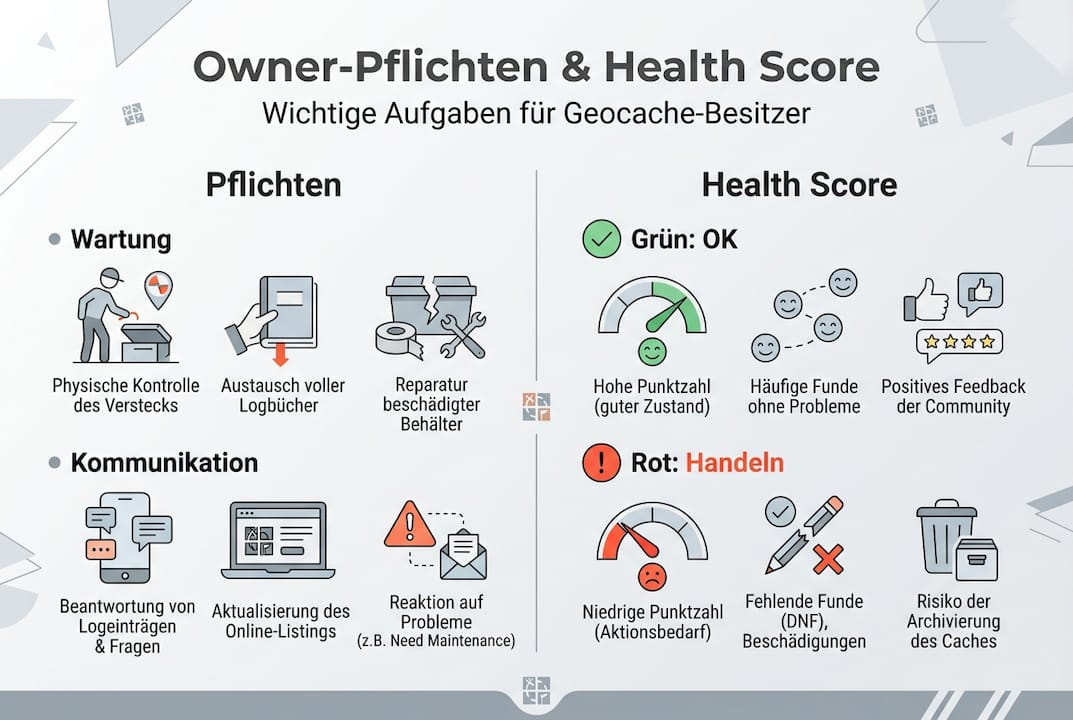 Infografik: Pflichten von Ownern und Überblick zum Health Score