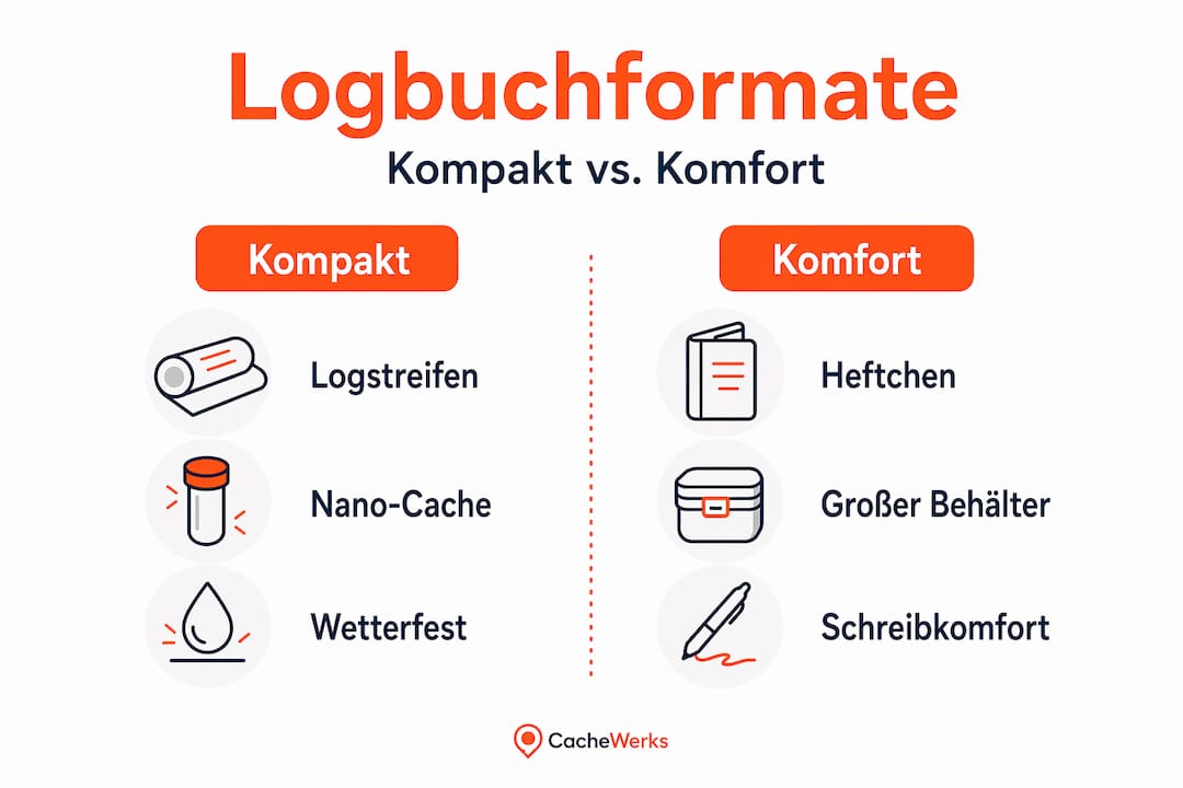 Logbook formats at a glance: clear and user-friendly