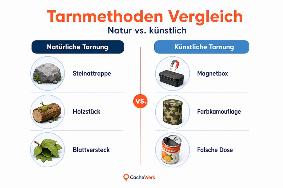 Overview: Natural and Artificial Cache Camouflage Methods