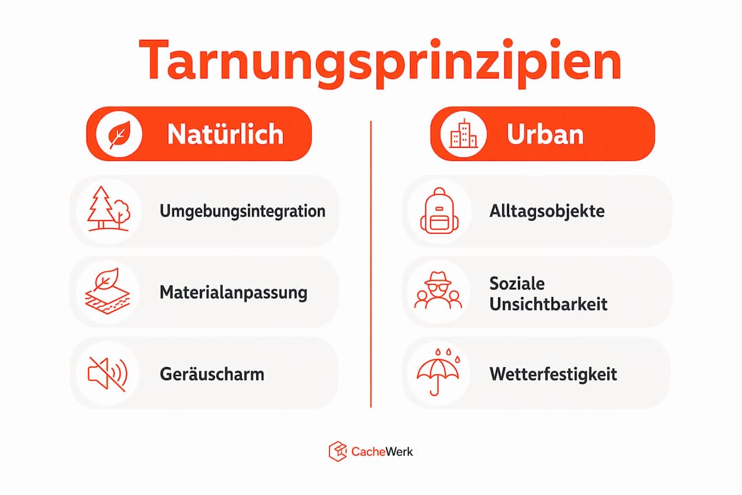Infografik: So bleiben Geheimverstecke unentdeckt – die wichtigsten Tarnmethoden auf einen Blick