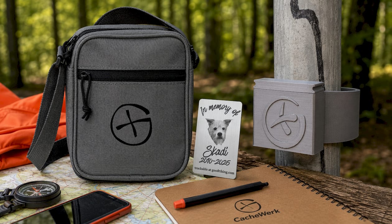  Crossbody Bag für Geocacher – mit Opencaching‑Logo