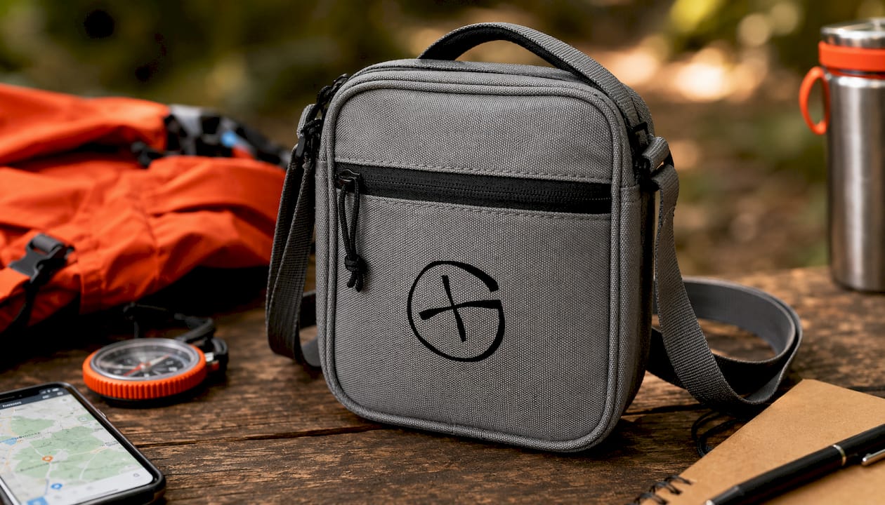  Crossbody Bag für Geocacher – mit Opencaching‑Logo