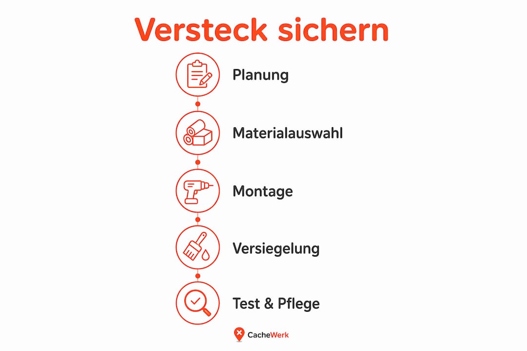 Schritt-für-Schritt-Anleitung: So legst du einen Cache sicher an – die fünf wichtigsten Tipps auf einen Blick