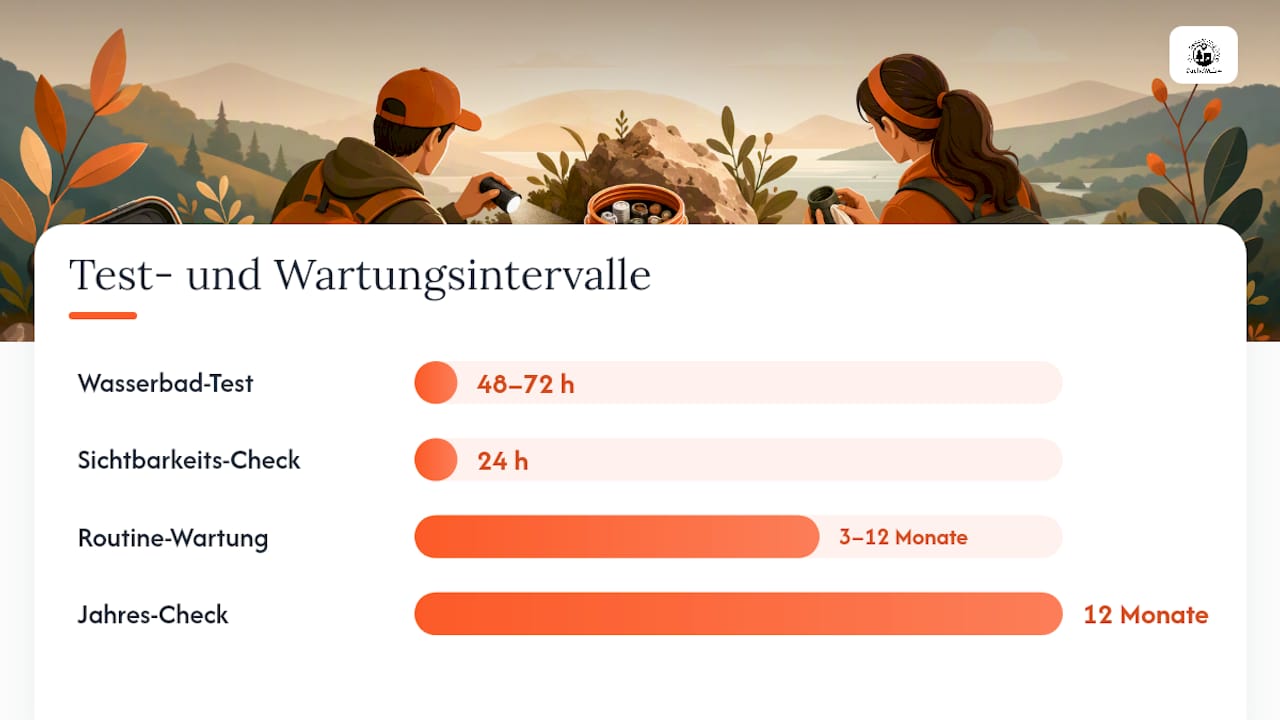 Ablaufschema für die Überprüfung und Wartung von Mikro-Caches