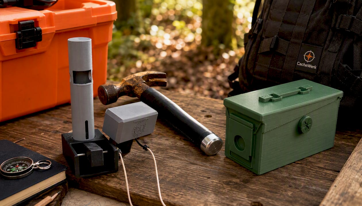 Geocaching Rusty Bolt Cache – Rostiger Schraubbolzen mit Nano-Behälter | Devious Urban Cache