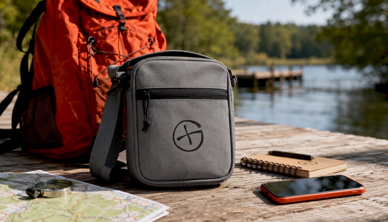 🎒 Crossbody Bag für Geocacher – mit Opencaching‑Logo