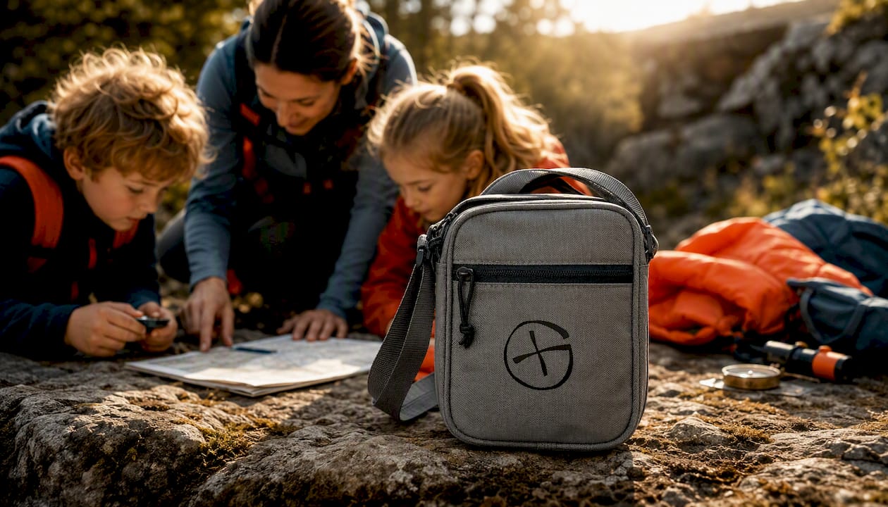 🎒 Crossbody Bag für Geocacher – mit Opencaching‑Logo