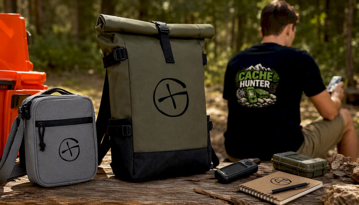 🎒 Crossbody Bag für Geocacher – mit Opencaching‑Logo