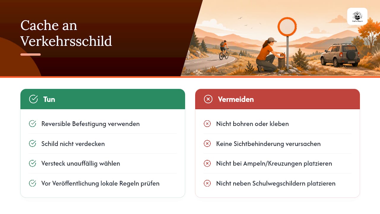 Braucht ein Cache an einem Verkehrsschild eine Genehmigung? — overview diagram