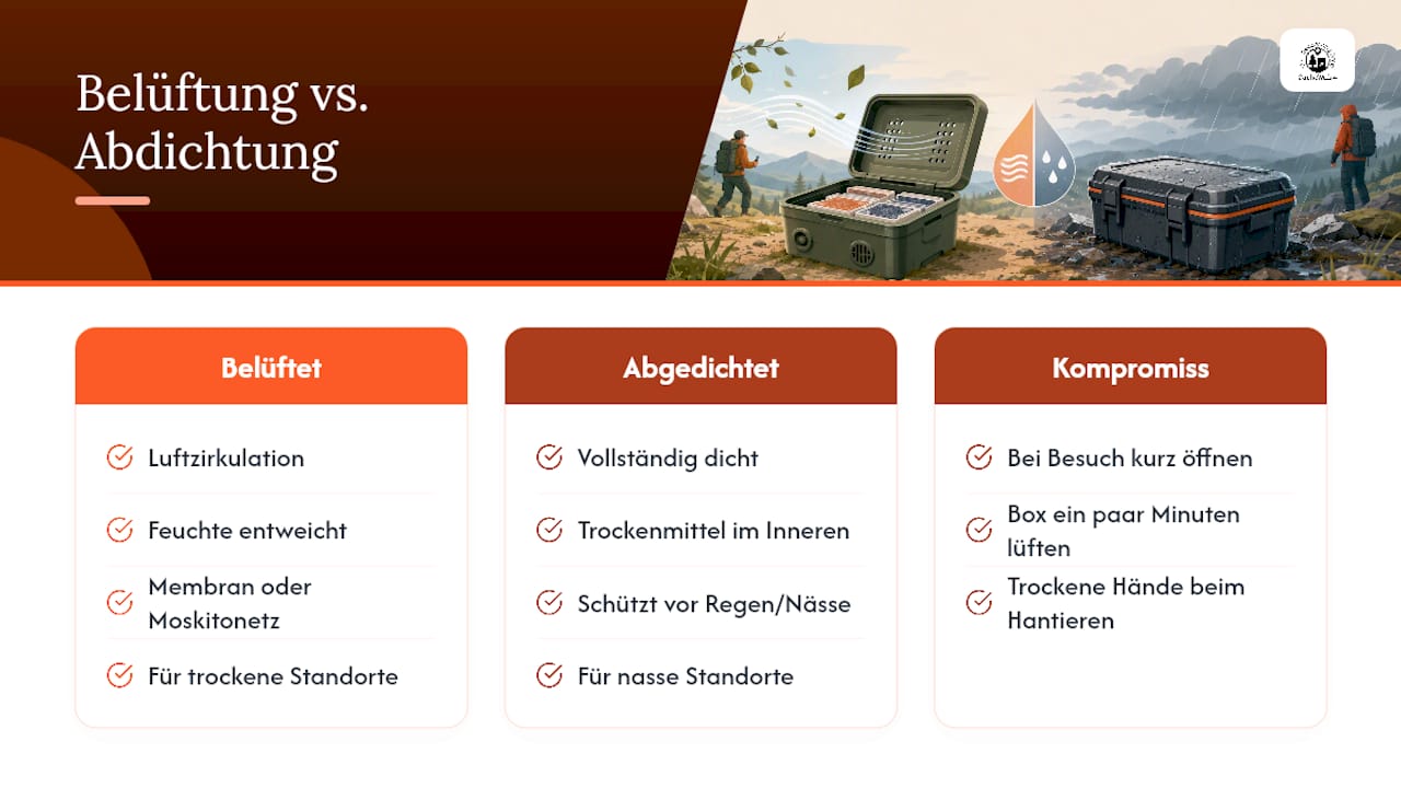 Belüftung in der Box: So verhinderst du Schimmelbildung — overview diagram