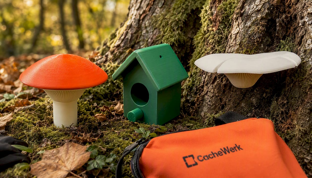 Baumpilz‑Geocache Versteck – realistisches Tarnversteck für Wald & Natur