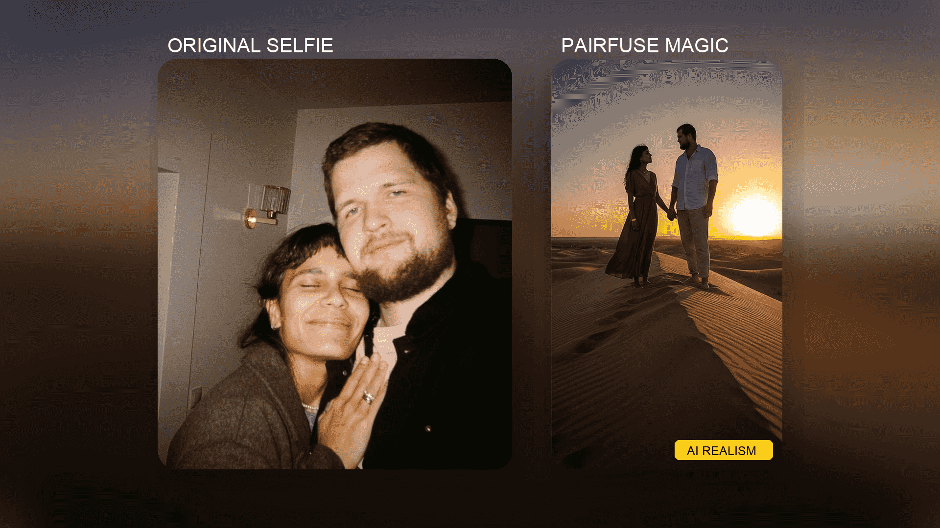 Family portrait in suburban backyard setting