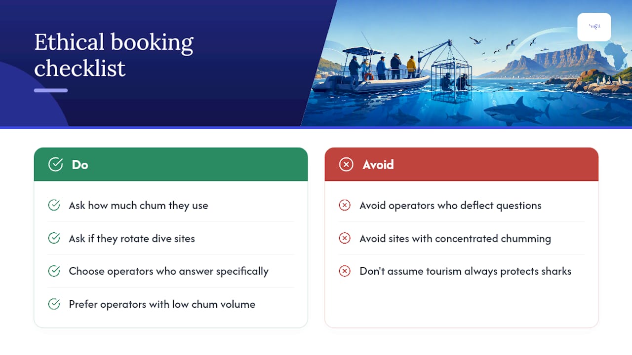 Does Cage Diving Harm Sharks or Local Marine Life? — overview diagram