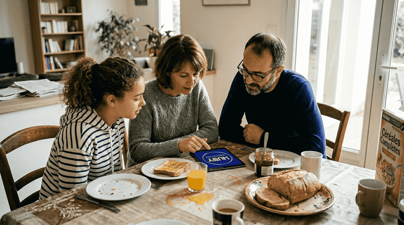 Un moment de partage en famille autour d’une innovation qui rassemble